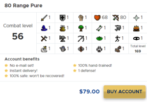maked runescape accounts for sale